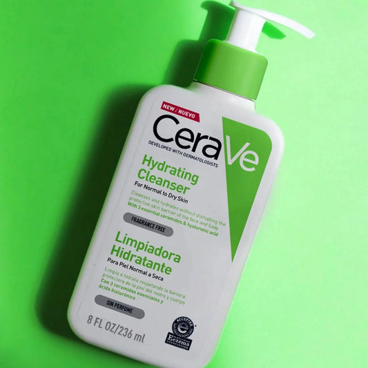 Cerave Hydrating Facial Cleanser + Facewash For Normal To Dry Skin 236ml